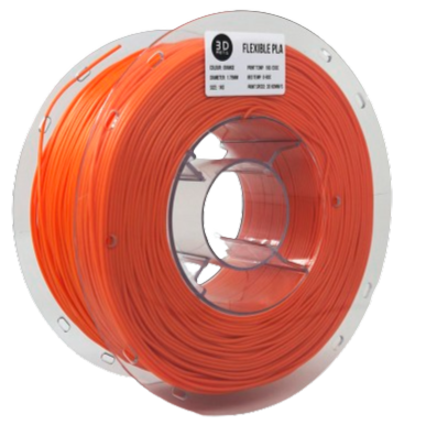 Flexible PLA 3D Printing Filament - 1kg x 1.75mm