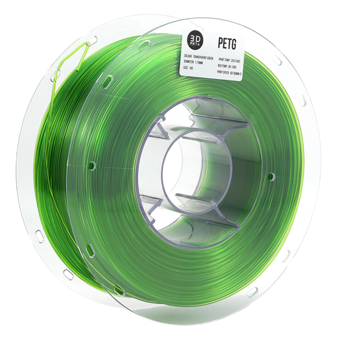 PETG Transparent 3D Printing Filament - 1kg x 1.75mm