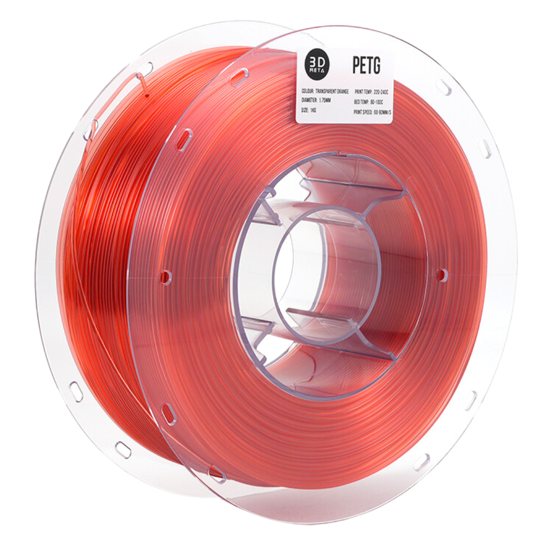 PETG Transparent 3D Printing Filament - 1kg x 1.75mm