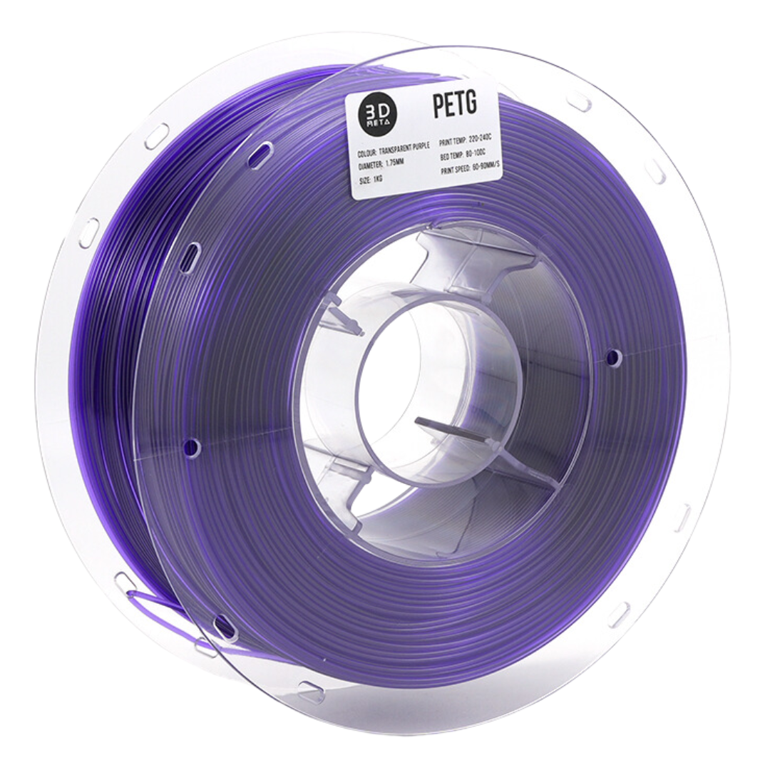 PETG Transparent 3D Printing Filament - 1kg x 1.75mm